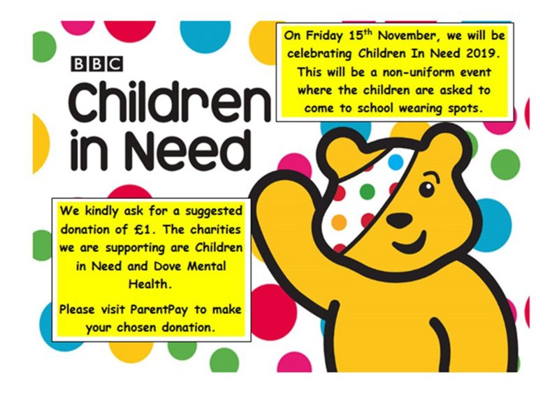 Image of Children In Need Day - 15th November 2019